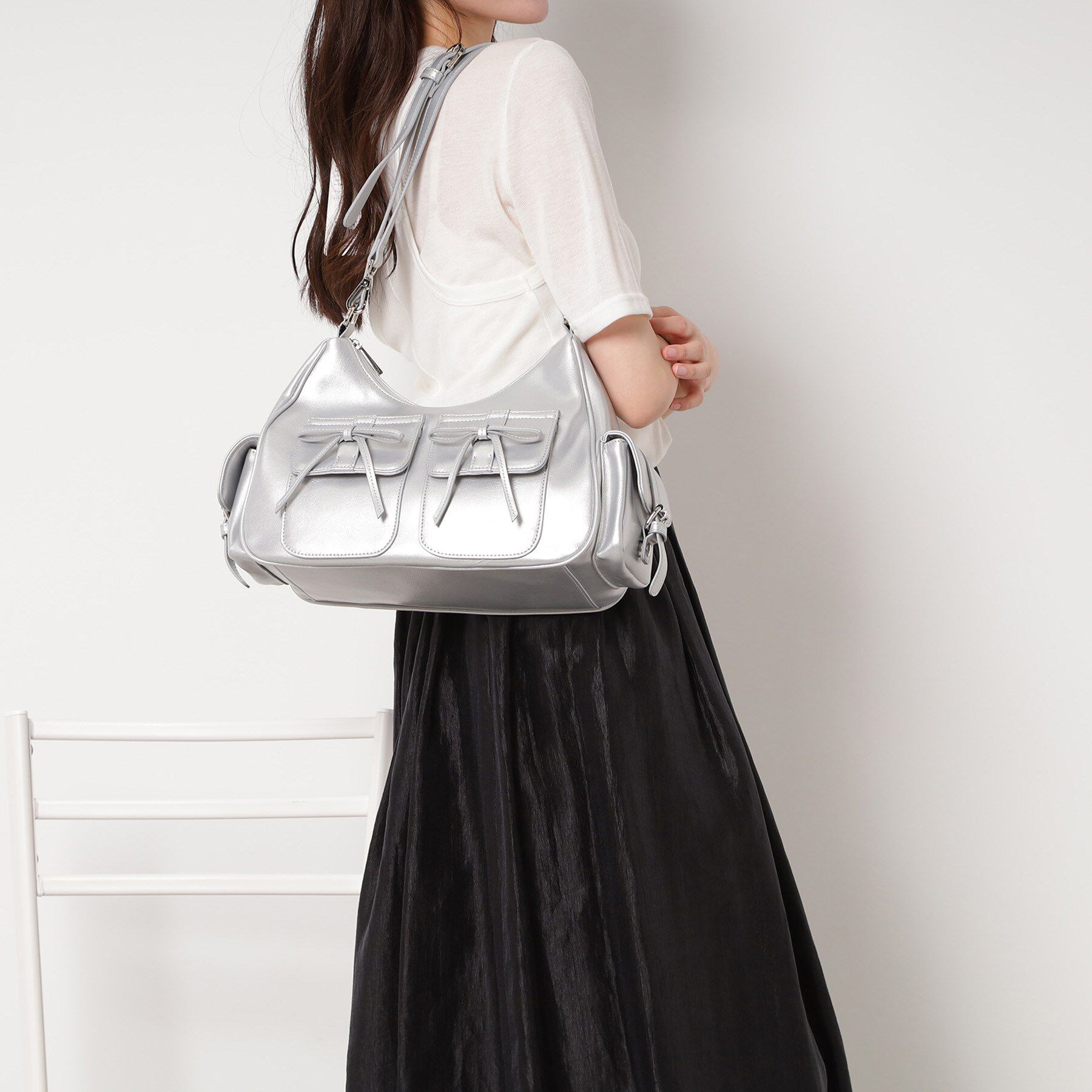 ESPERANZA「ポケットリボン2WAYバッグ」|ショルダー・メッセンジャー|