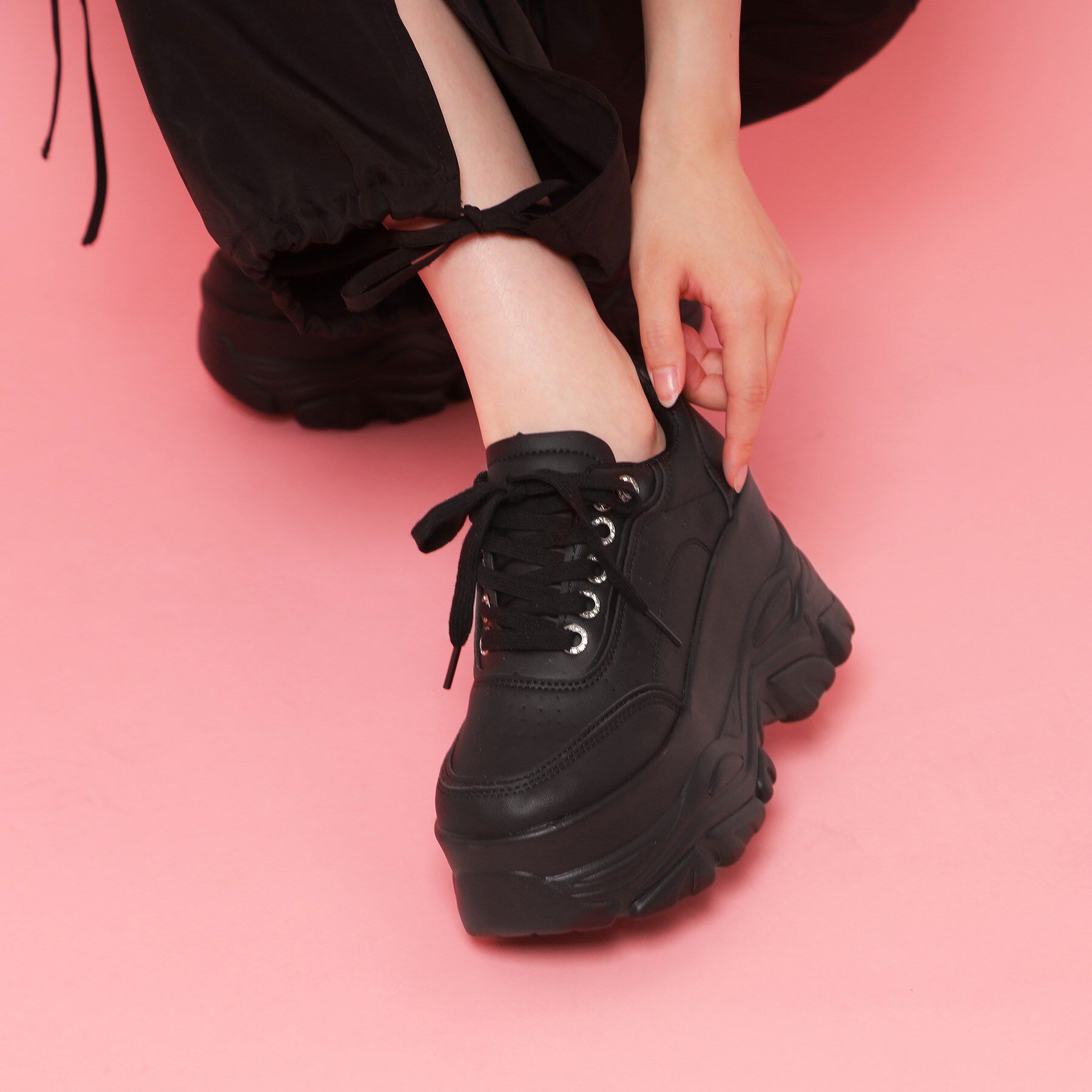 csT&P「厚底キラキラインヒールスニーカー」|スニーカー|