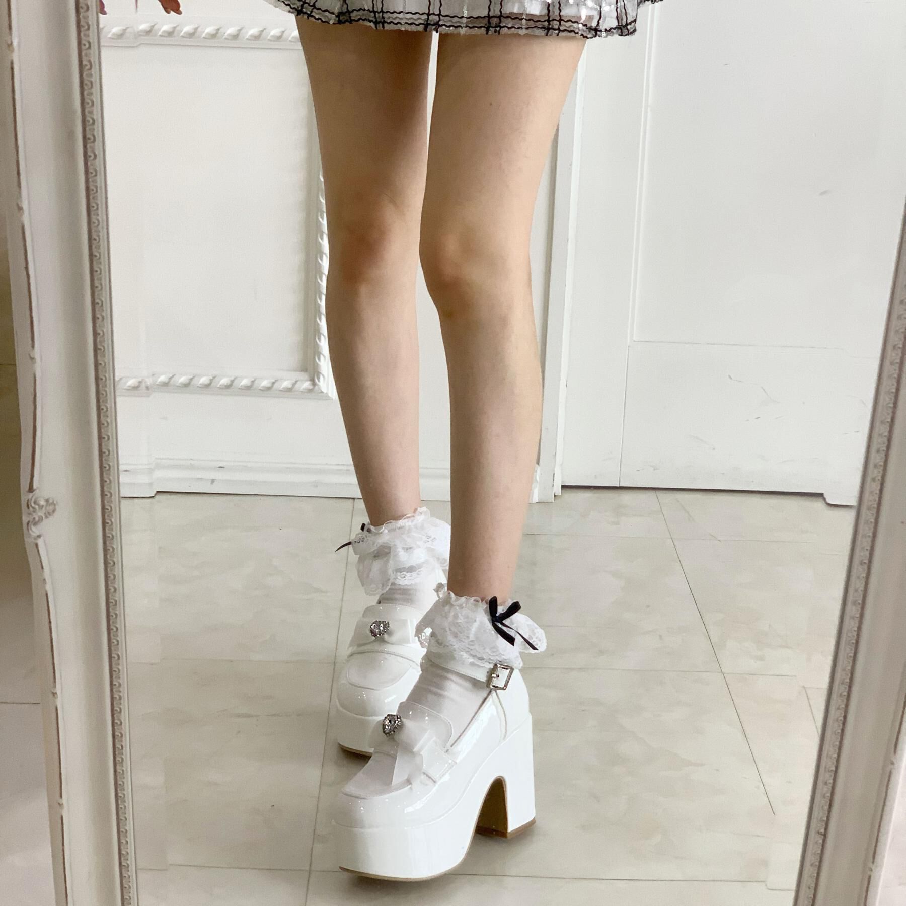 csT&P「2WAYリボン付き厚底ローファー」|パンプス|