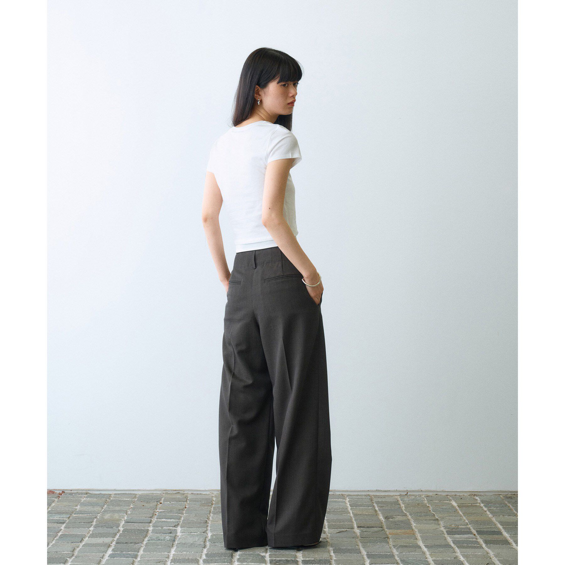 CODE A「Organic Basics｜Vutterfly Baby Tee」|Tシャツ・カットソー|