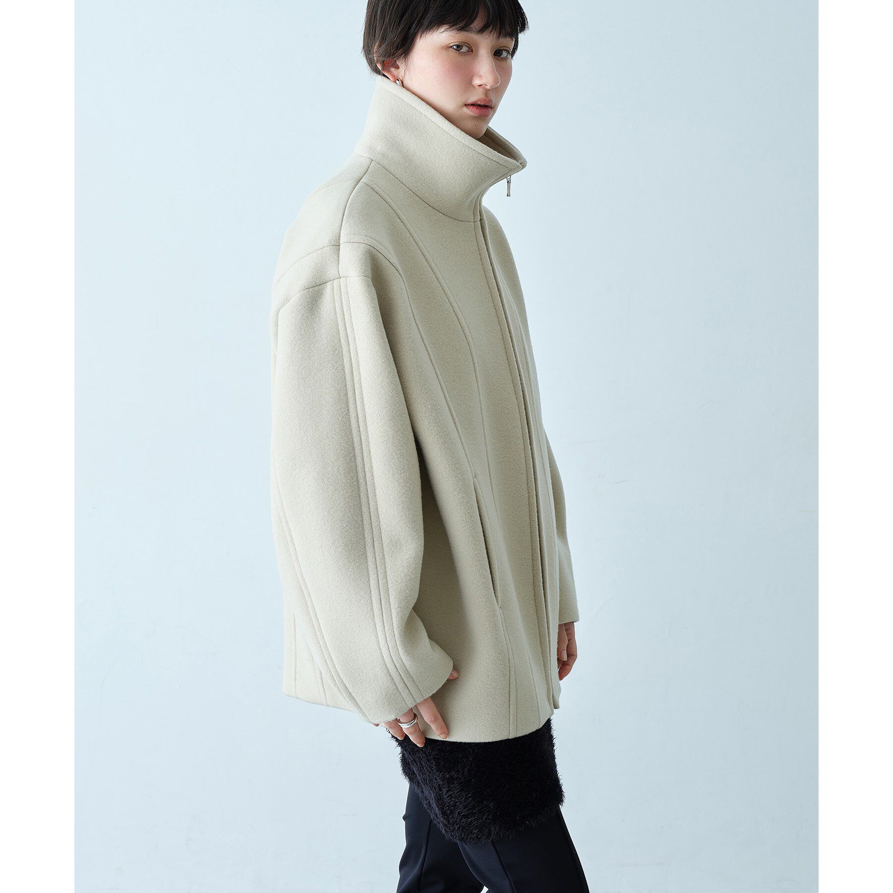 CODE A「wool volume short coat」|その他|