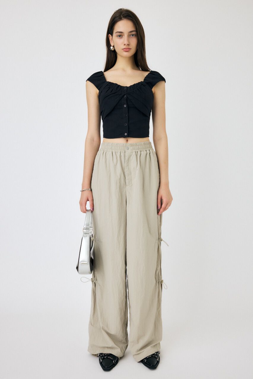 MOUSSY「LAYERED GATHERED ブラウス」|シャツ・ブラウス|