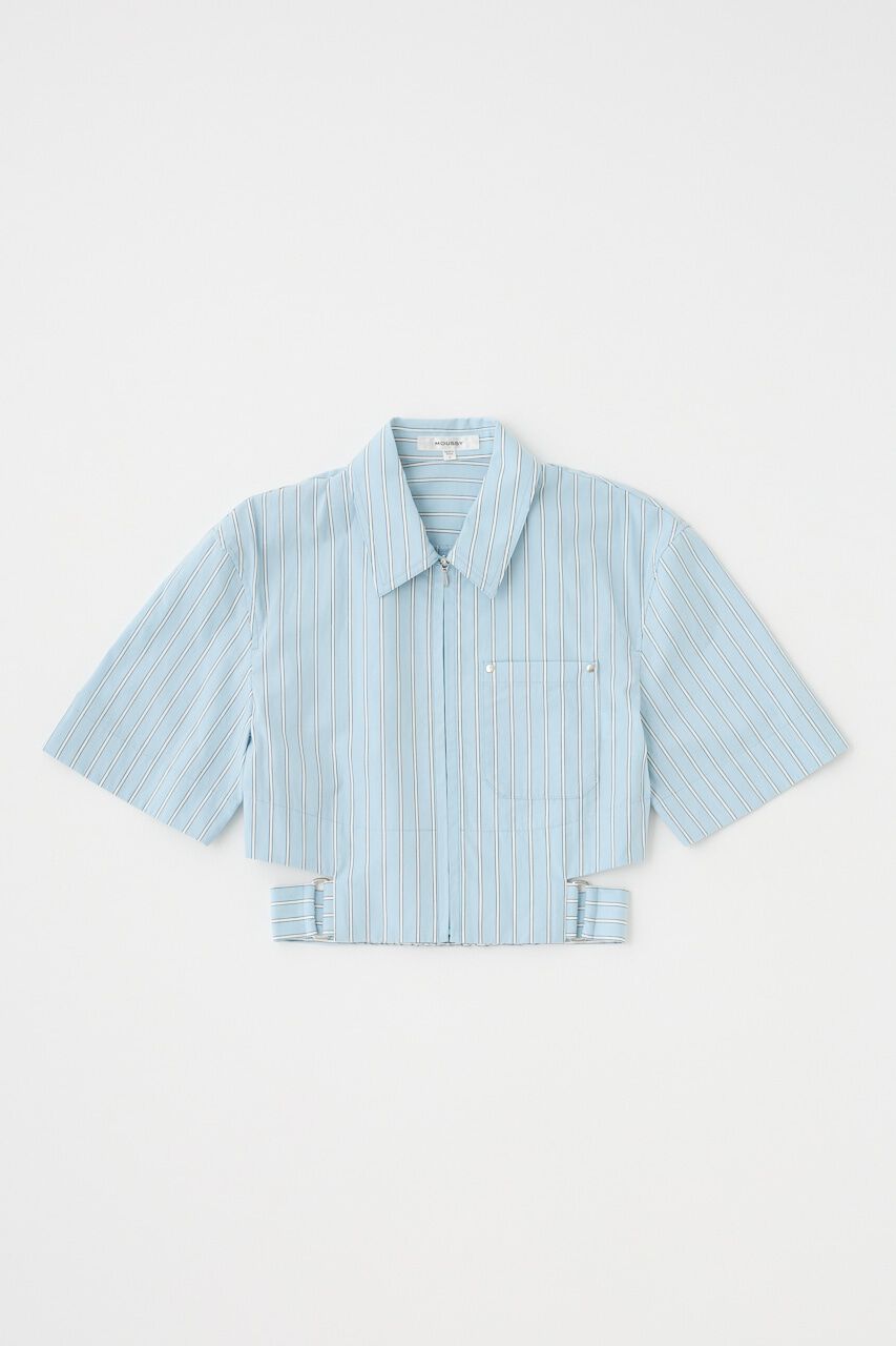 MOUSSY「CROPPED BELTED シャツ」|シャツ・ブラウス|