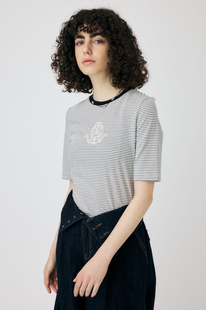 MOUSSY「REGAL EMBROIDERY Tシャツ」|Tシャツ・カットソー|