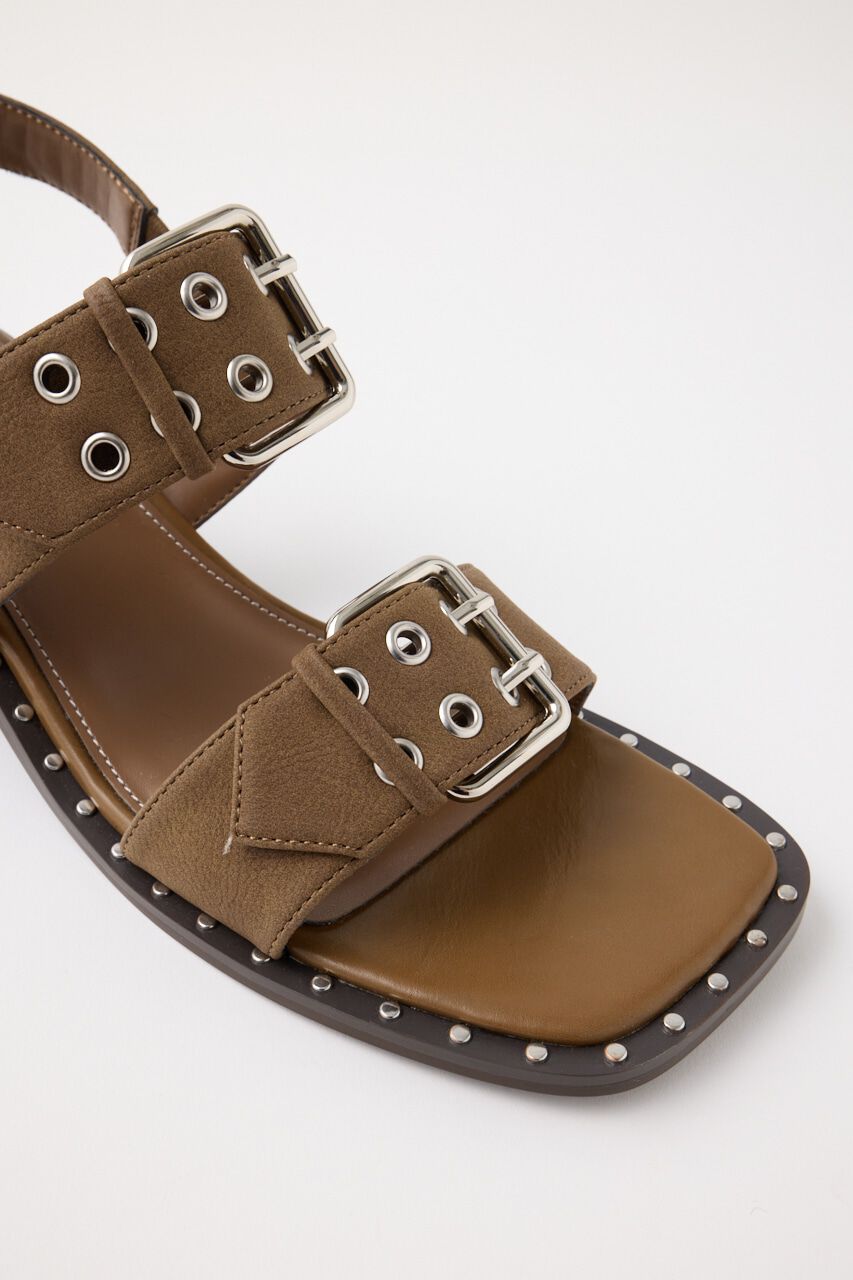 MOUSSY「W BUCKLE STRAP サンダル」|サンダル|