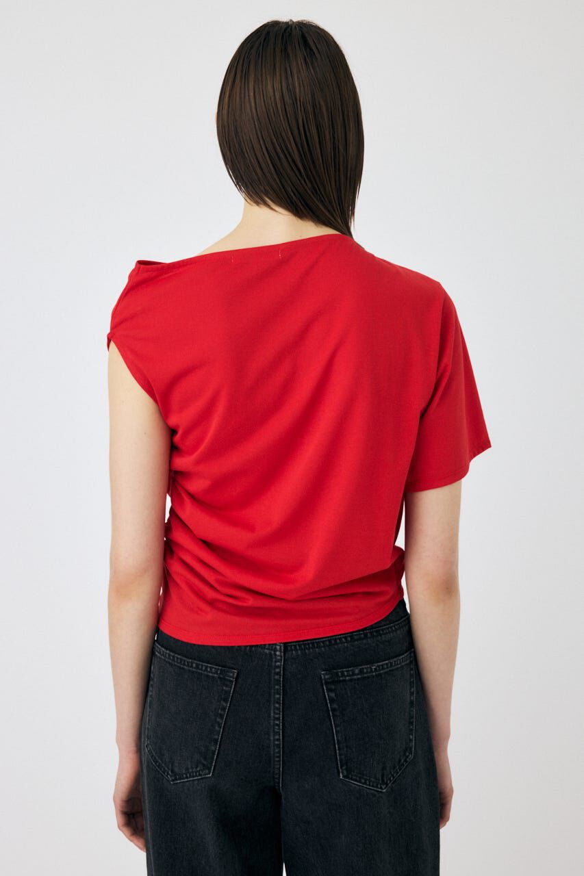 MOUSSY「ONE SHOULDER シアー TEE」|Tシャツ・カットソー|