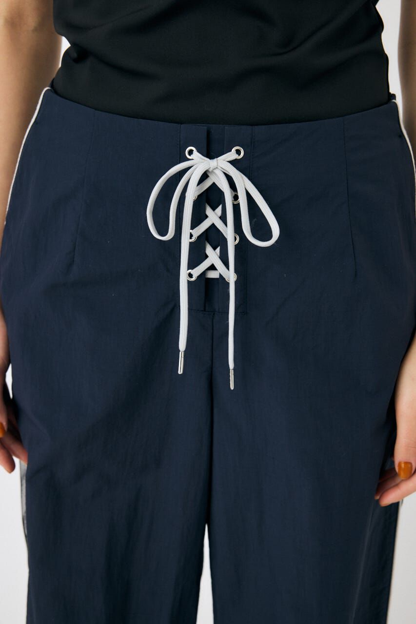 MOUSSY「SHEER PANEL LACE UP パンツ」|その他|