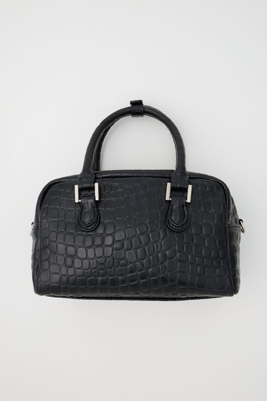 MOUSSY「F/CROCO MINI ボストン バッグ」|その他|