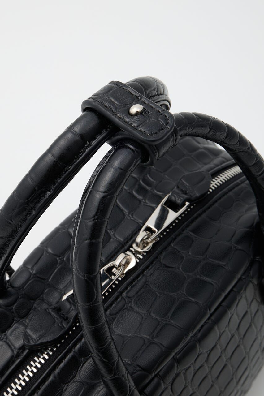 MOUSSY「F/CROCO MINI ボストン バッグ」|その他|