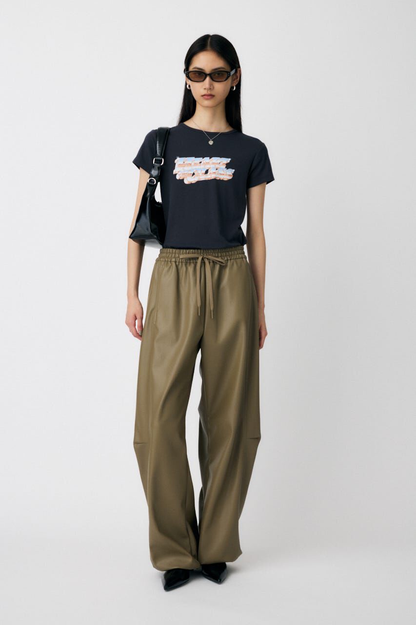 MOUSSY「F/LEATHER JOGGER パンツ」|その他|