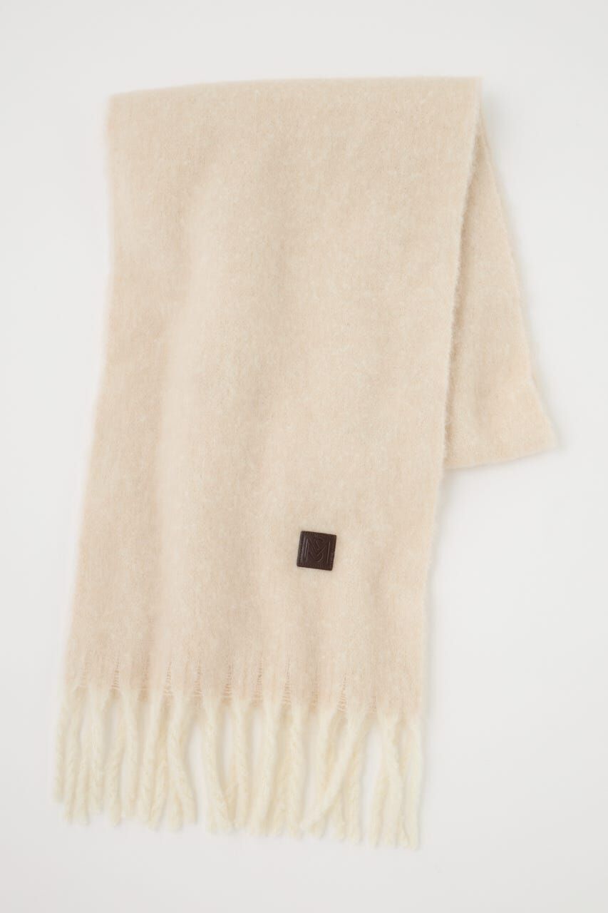 MOUSSY「FLUFFY KNIT スカーフ」|その他|O/WHT1