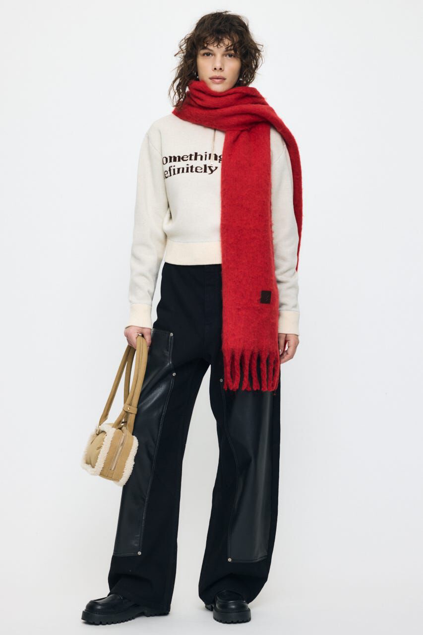 MOUSSY「FLUFFY KNIT スカーフ」|その他|