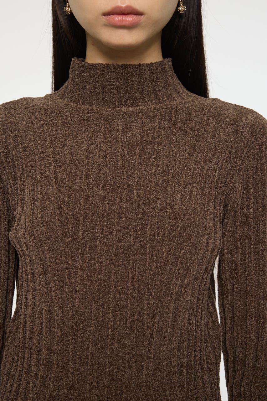 MOUSSY「VELOUR TOUCH KNIT ドレス」|ワンピース|