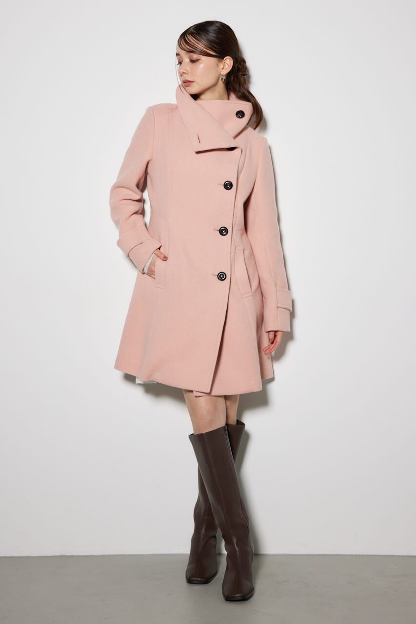 rienda「オーバーネックシンデレララインミニコート」|その他|