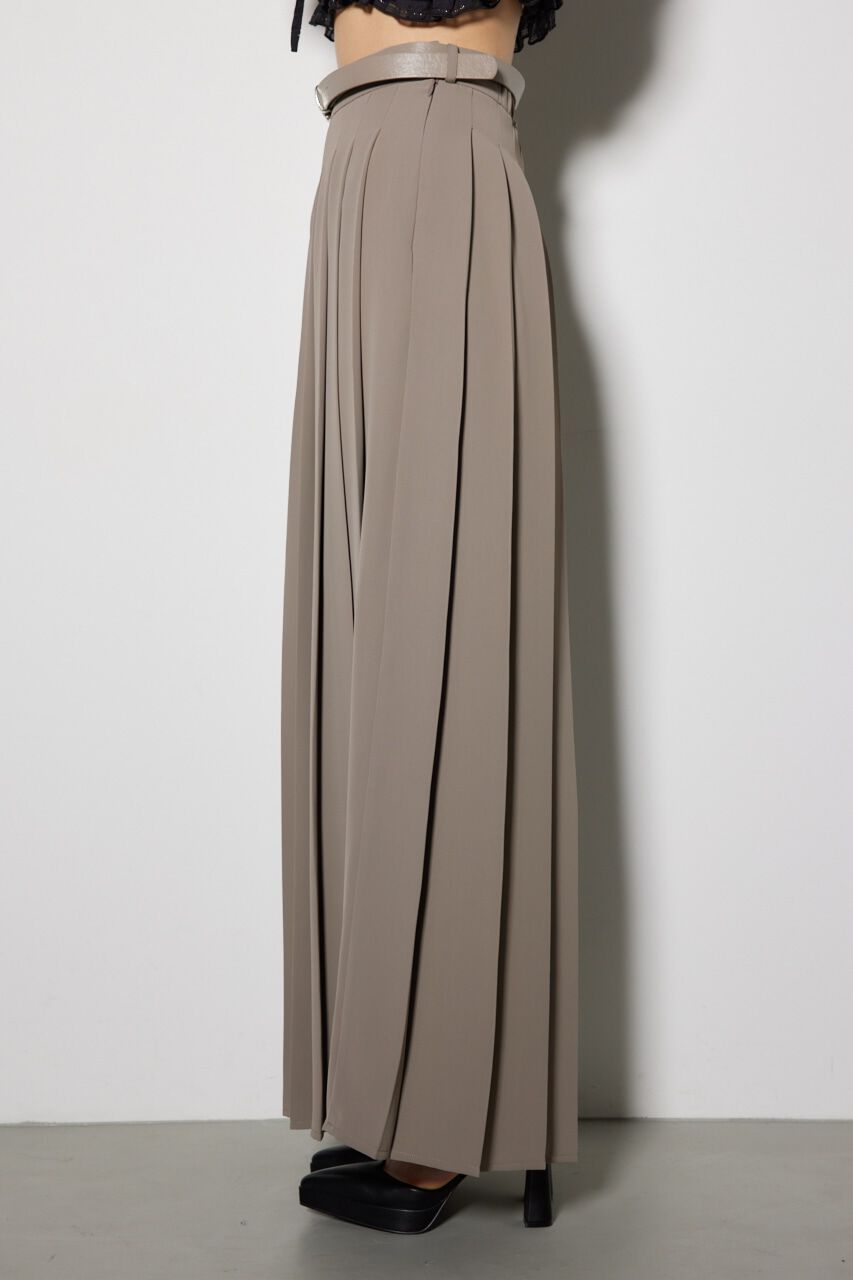 rienda「プリーツデザインワイドパンツ」|その他|