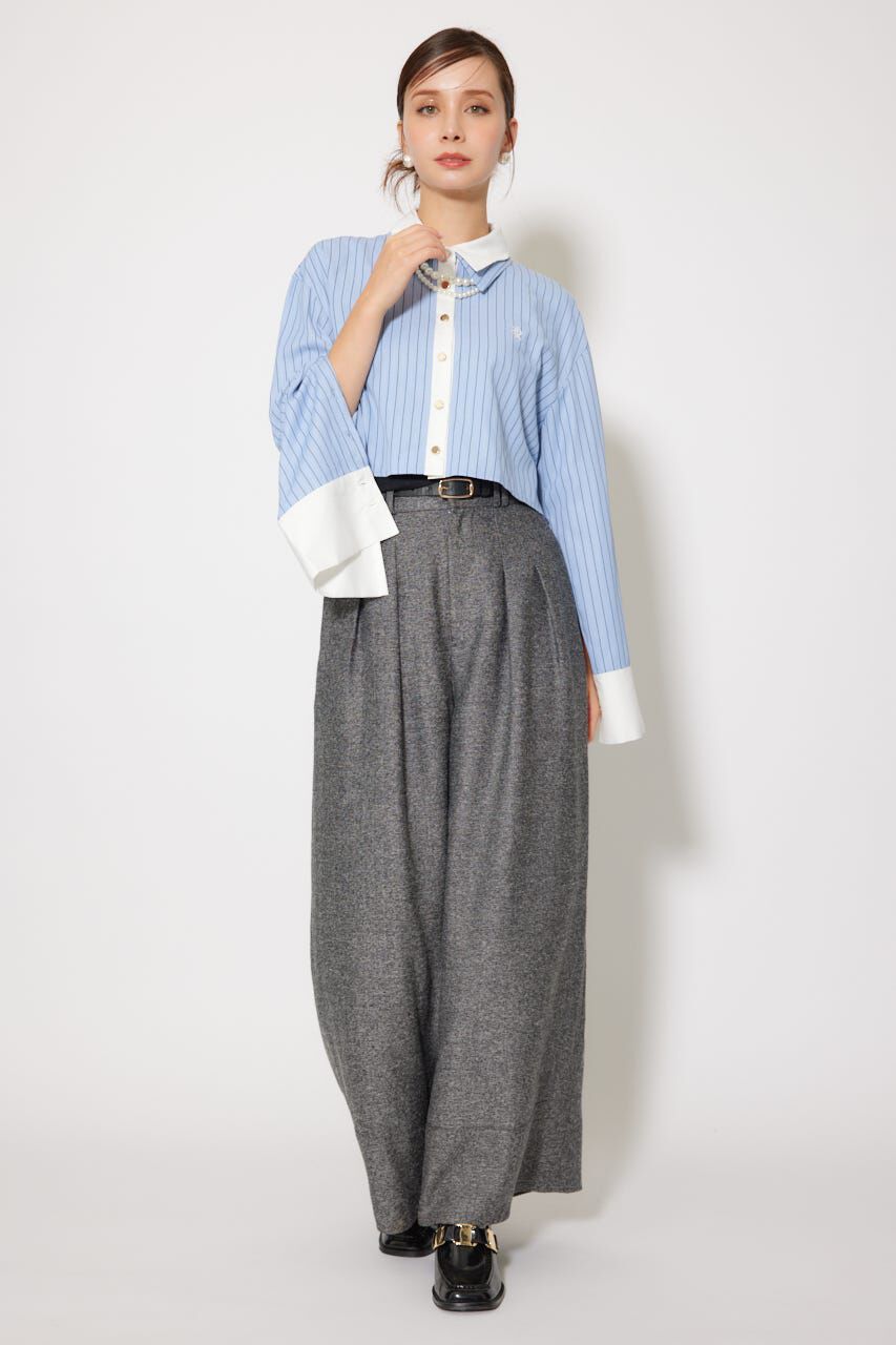 rienda「パールチェーンシャツ」|シャツ・ブラウス|