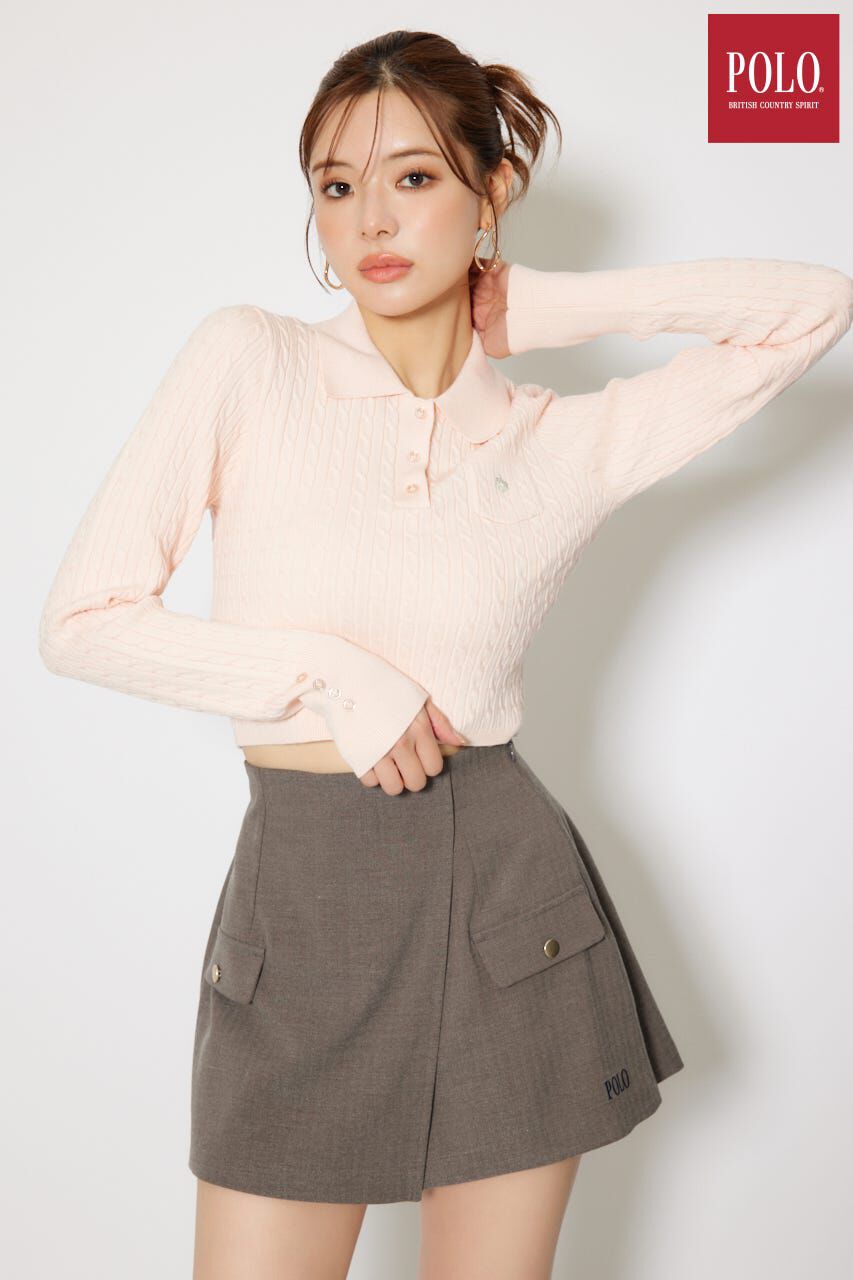 rienda「ケーブルニットトップス」|ニット・セーター|