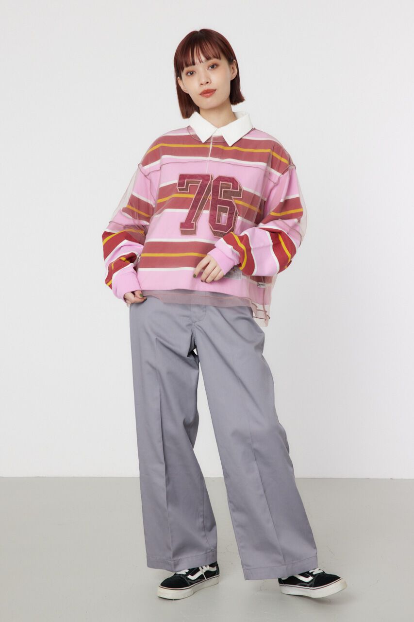 RODEO CROWNS「ミリタリーナンバリングシアートップス」|シャツ・ブラウス|