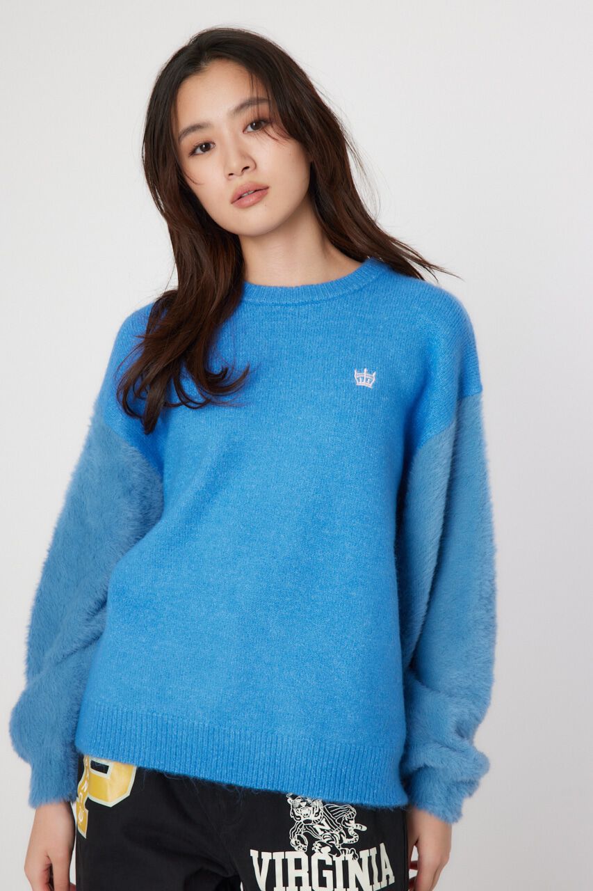 RODEO CROWNS「アームシャギーニットトップス」|ニット・セーター|