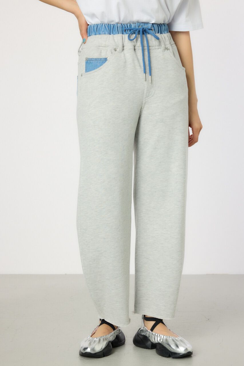 RODEO CROWNS「デニムウエスト スウェットワイドパンツ」|その他|