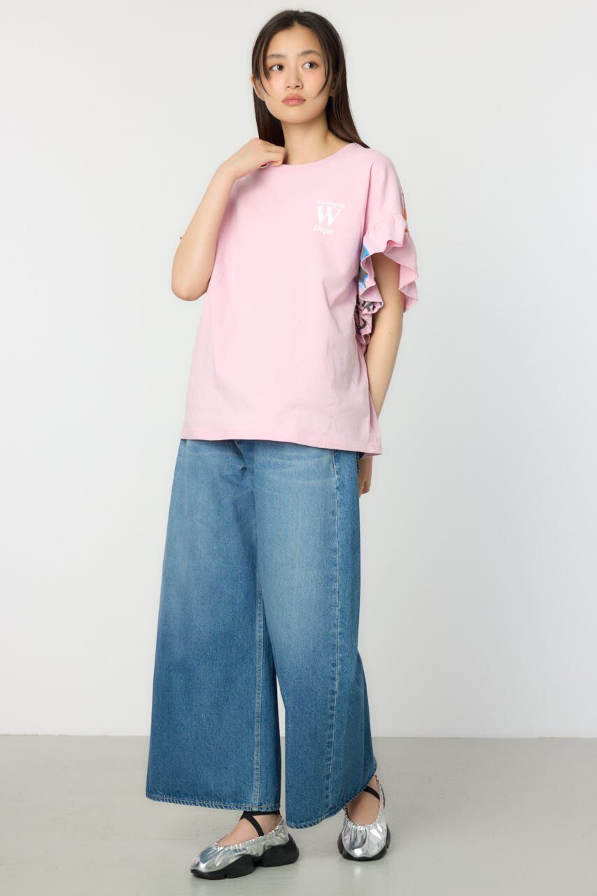 RODEO CROWNS「カスタムリメイクフリルアームトップス」|Tシャツ・カットソー|