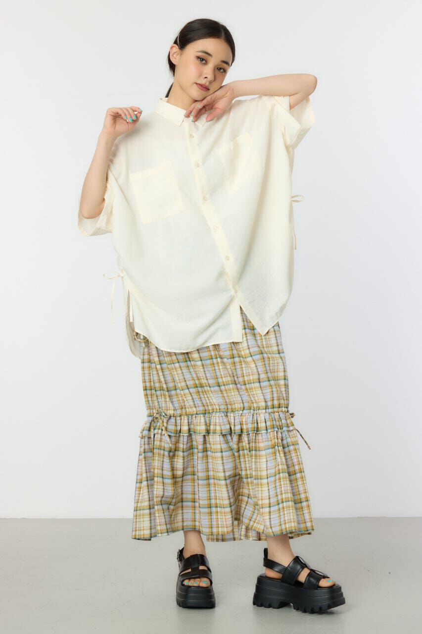 RODEO CROWNS「ハーフスリーブビッグシャツ」|シャツ・ブラウス|