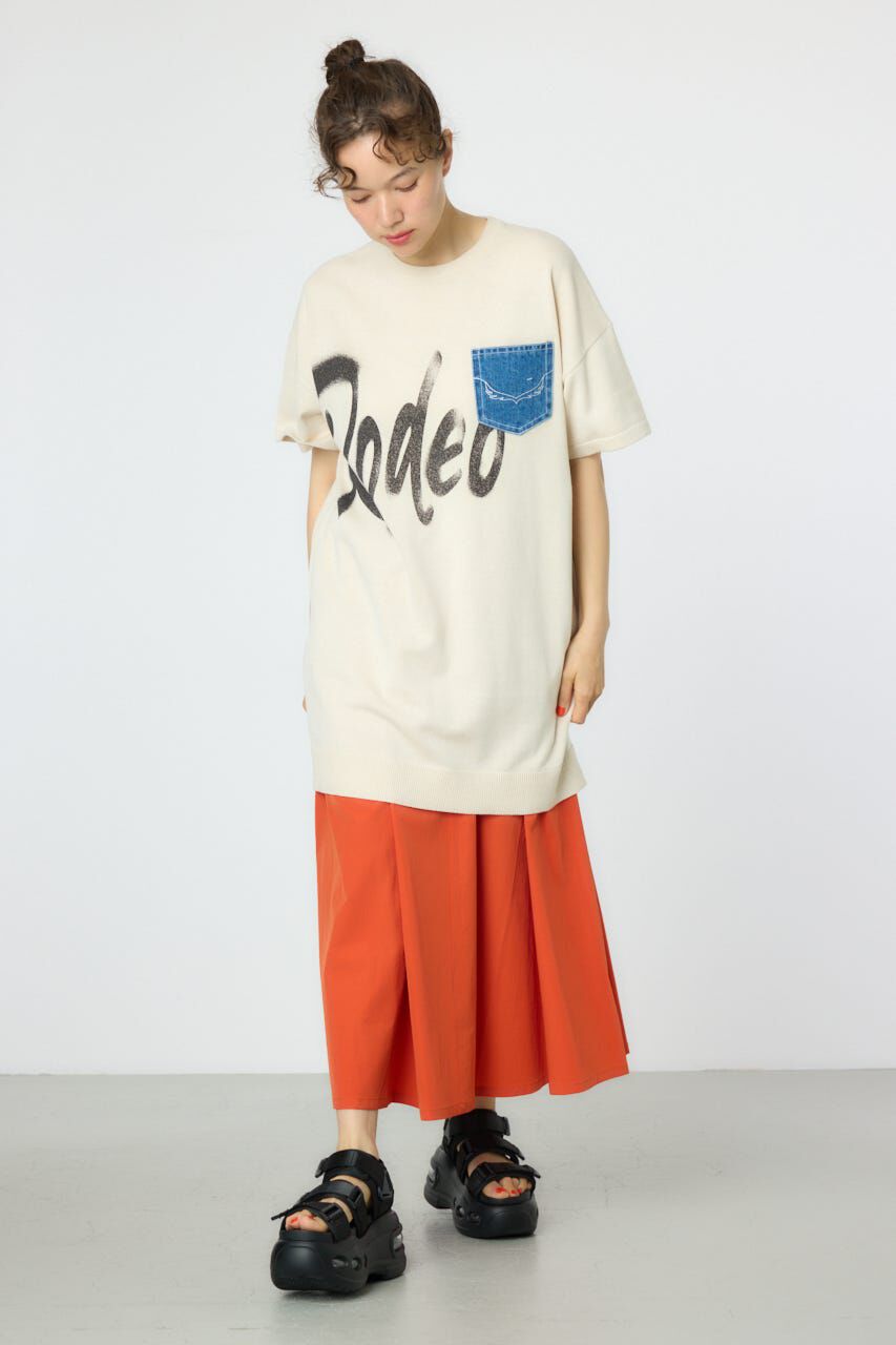 RODEO CROWNS「スプレーロゴニットワンピース」|ワンピース|