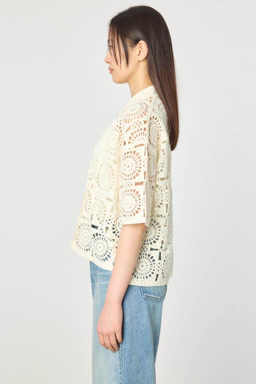 RODEO CROWNS「クロシェカーディガン」|シャツ・ブラウス|