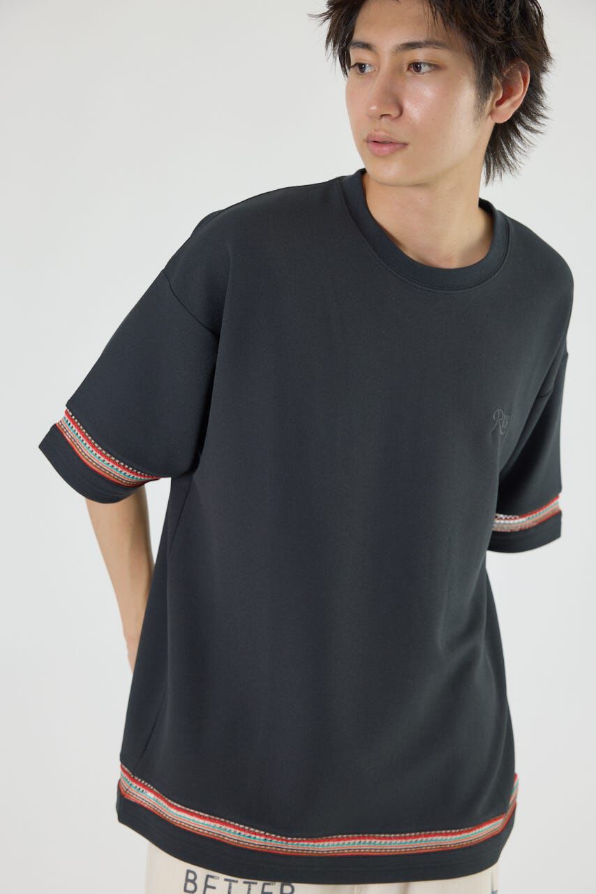 RODEO CROWNS「メッシュジョーゼットTシャツ」|Tシャツ・カットソー|BLK