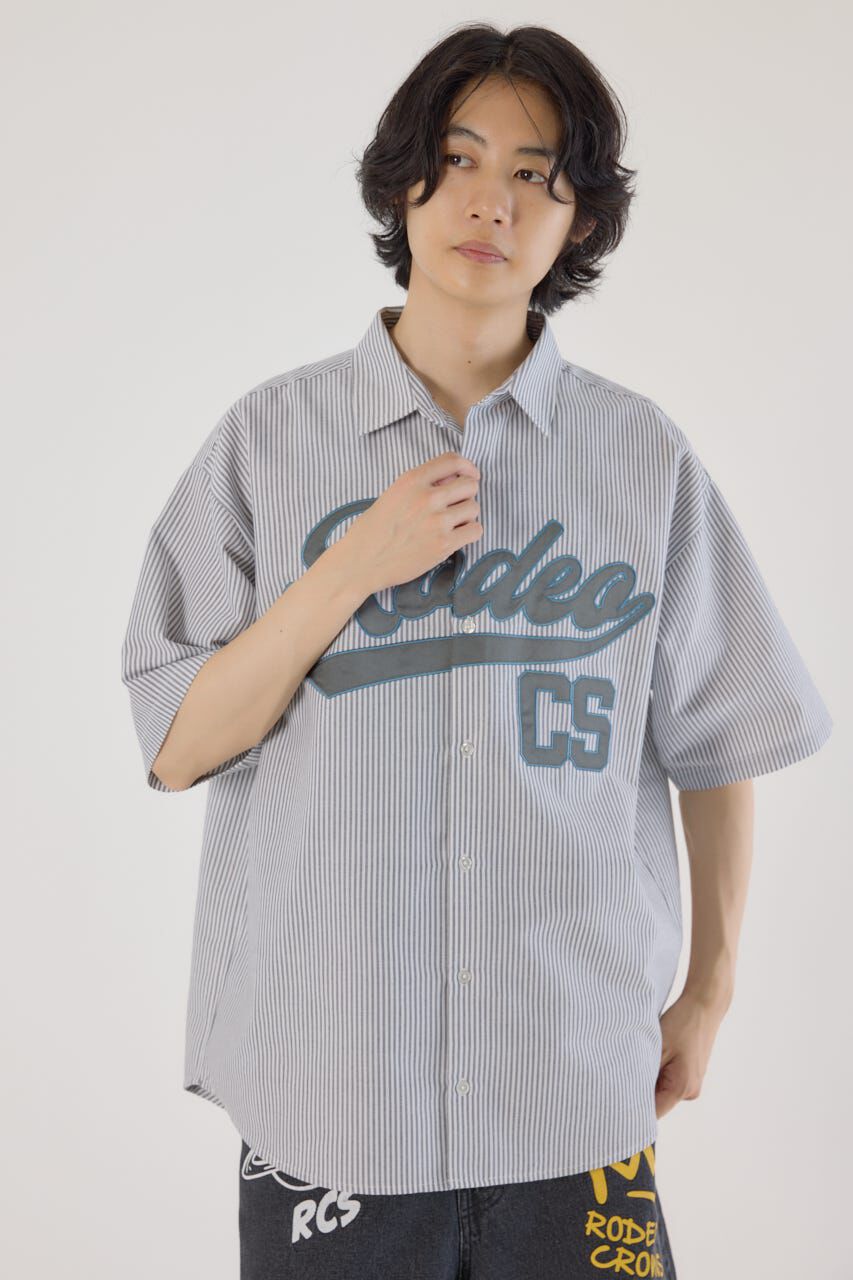 RODEO CROWNS「アップリケカレッジシャツ」|シャツ・ブラウス|