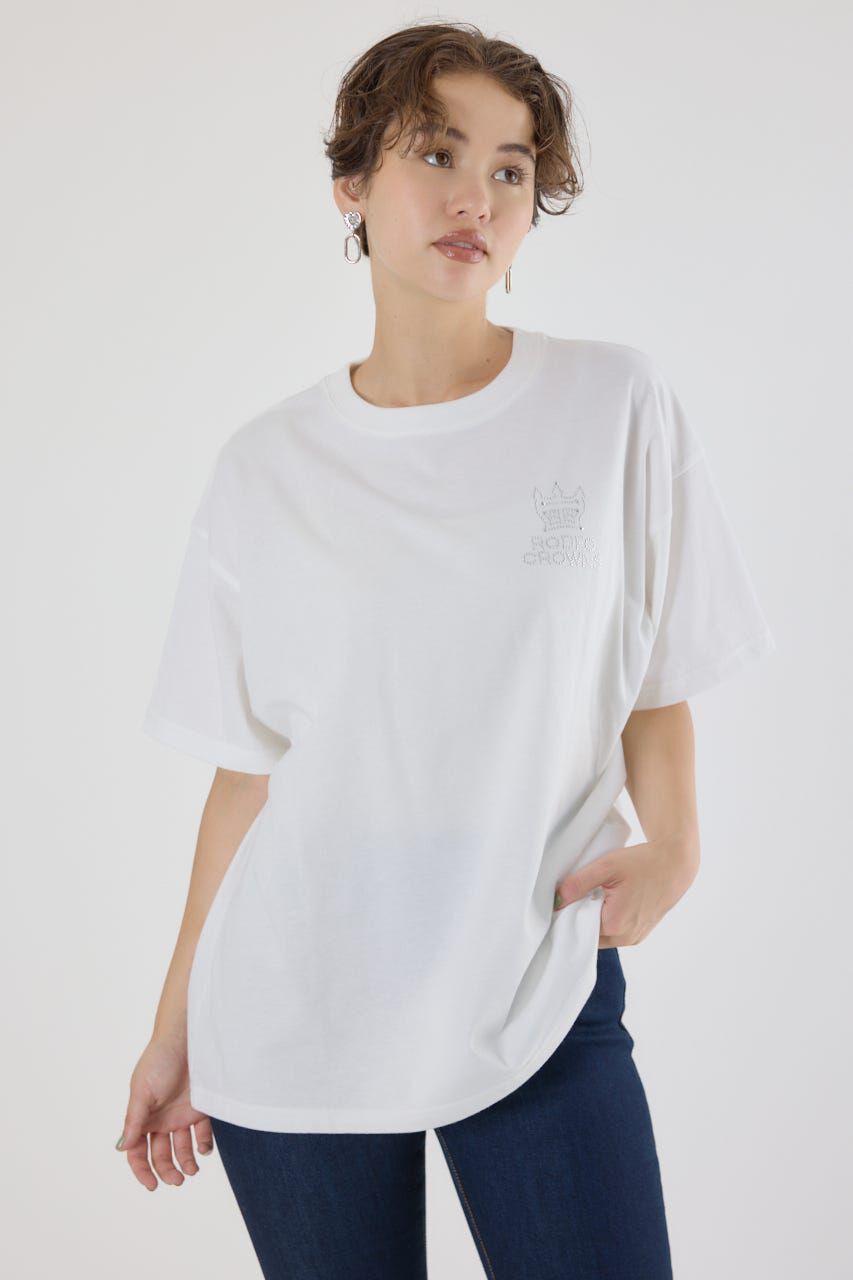 RODEO CROWNS「スタッズCROWNロゴTシャツ」|Tシャツ・カットソー|
