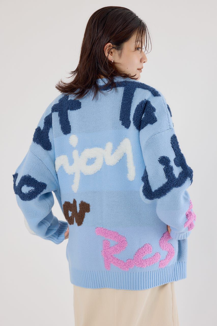 RODEO CROWNS「LETTER LOGOニットカーディガン」|カーディガン|