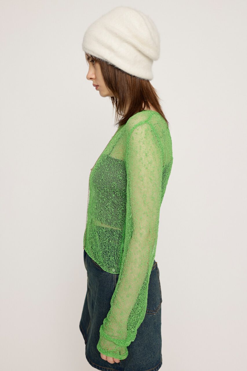 SLY「NEP SHEER KNIT トップス」|ニット・セーター|