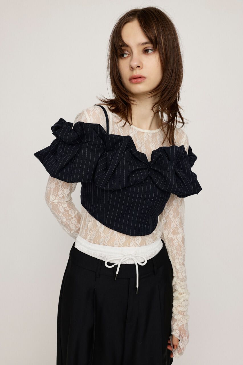 SLY「BALLON SLEEVE CAMI BUSTIER」|キャミソール|