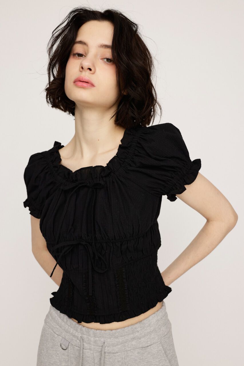 SLY「COTTON LACE トップス」|シャツ・ブラウス|