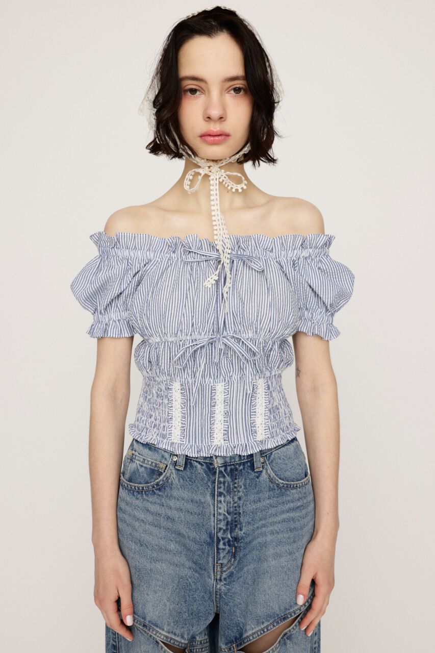 SLY「COTTON LACE トップス」|シャツ・ブラウス|