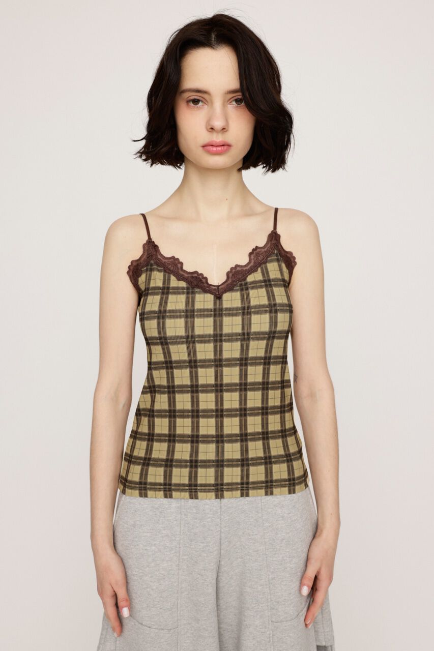 SLY「LACE DOCKING キャミソール」|キャミソール|