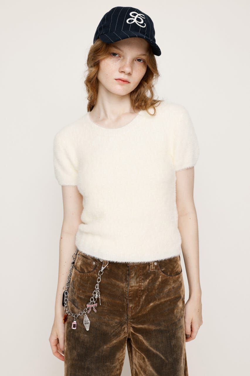 SLY「SHAGGY YARN Tシャツ」|ニット・セーター|IVOY3