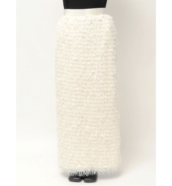ELENDEEK「FEATHER YARN STRAIGHT SK」|スカート|