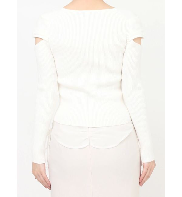 RESEXXY「スリーブオープンニットトップス」|ニット・セーター|