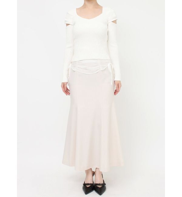 RESEXXY「スリーブオープンニットトップス」|ニット・セーター|