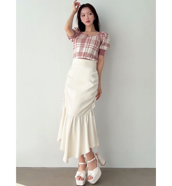 RESEXXY「サイドギャザーマーメイドスカート」|スカート|