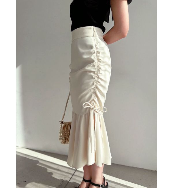 RESEXXY「サイドギャザーマーメイドスカート」|スカート|