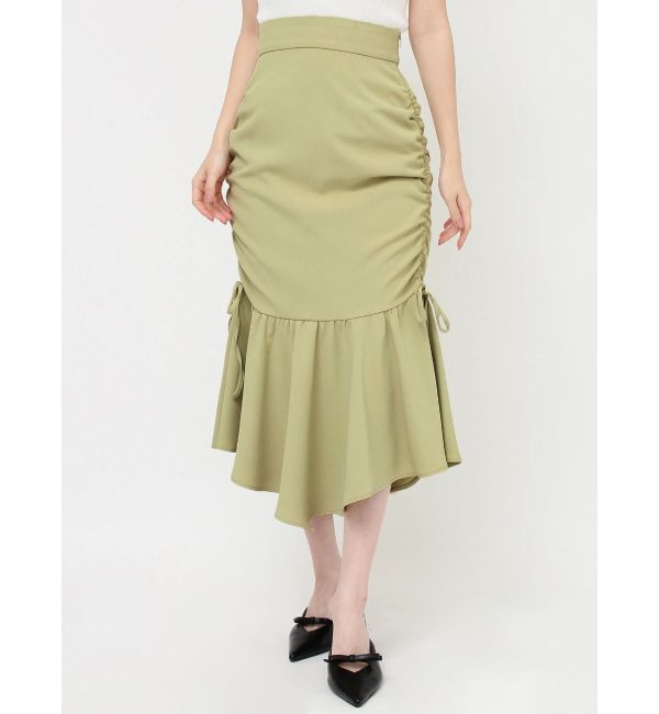 RESEXXY「サイドギャザーマーメイドスカート」|スカート|