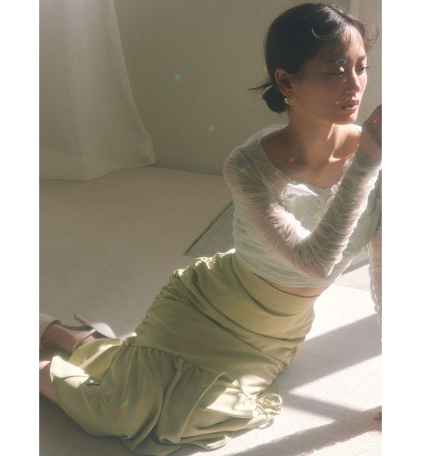 RESEXXY「サイドギャザーマーメイドスカート」|スカート|