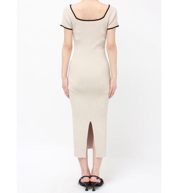 RESEXXY「バイカラータイトニットワンピース」|ワンピース|