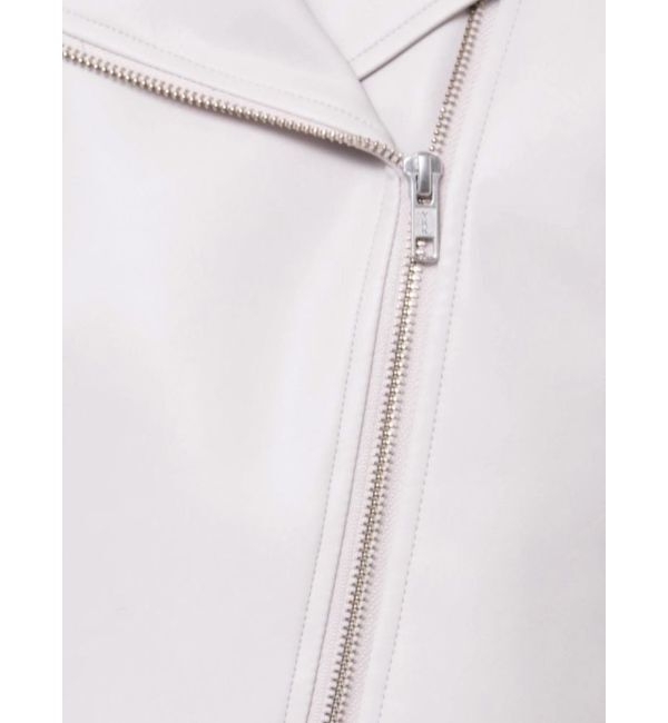 MERCURYDUO「フェイクレザーコンパクトライダースジャケット」|ライダースジャケット|