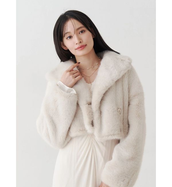 MERCURYDUO「チュールラッフルヘムワンピース」|ワンピース|