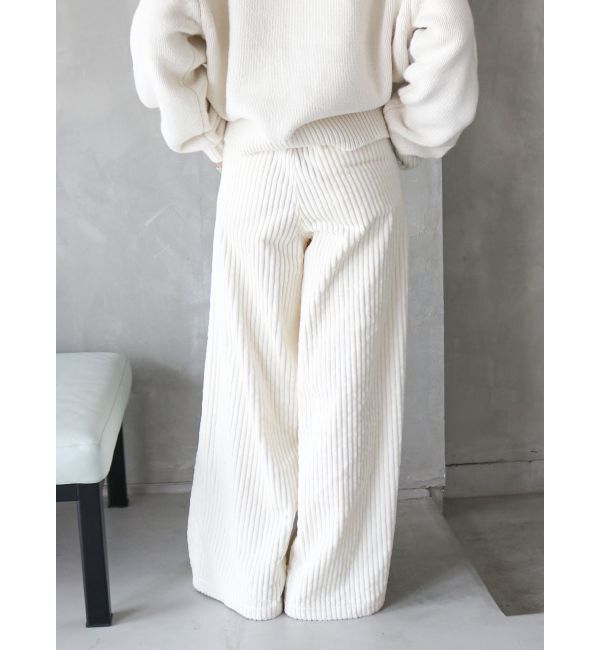 Ungrid「コーデュロイワイドパンツ」|その他|