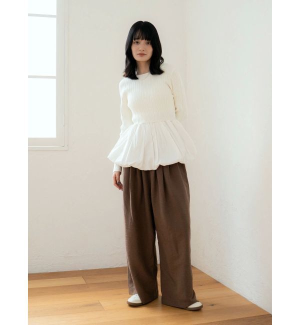 Ungrid「ピーチ起毛ラフパンツ」|その他|